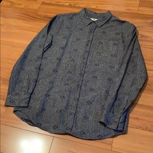 On The Byas Long Sleeve Button Down Shirt